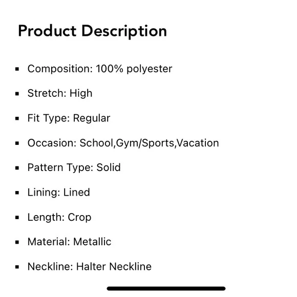 NWT sparkly halter top from Cider - Picture 3 of 8